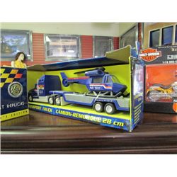 COLLECTABLE DIE CAST CAR - TRANSPORT TRUCK - 11"