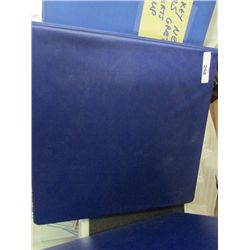 BINDER - SPORTS TRADING CARDS - HOCKEY - NAVY BLUE