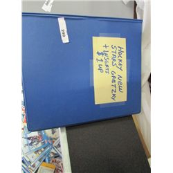 BINDER - SPORTS TRADING CARDS - HOCKEY - BLUE