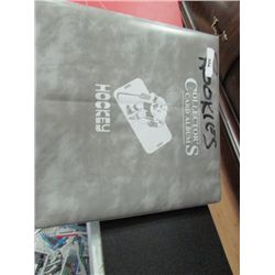 BINDER - SPORTS TRADING CARDS - HOCKEY - ROCKIE