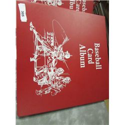 BINDER - SPORTS TRADING CARDS - BASEBALL