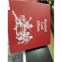 BINDER - SPORTS TRADING CARDS - BASEBALL