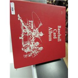 BINDER - SPORTS TRADING CARDS - BASEBALL