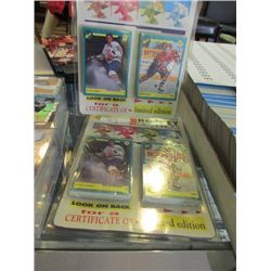 HOCKEY DRAFT PICKS - 1991 - LIMITED EDITION - NUMBERS - R046133 & R046137 - 2 PACKAGES TOTAL