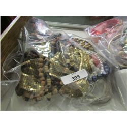 BAG OF ASSORTED COSTUME JEWELRY