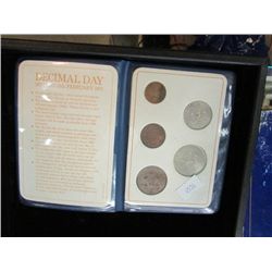 DESIMAL COINS - ENGLAND