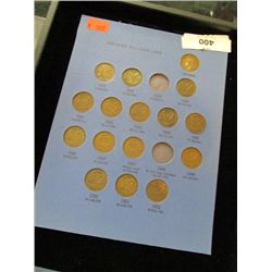 GEORGE VI - PENNY COLLECTION - 1936-1952