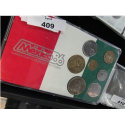 MEXICO - 1986 - COIN SET - ASSORTED