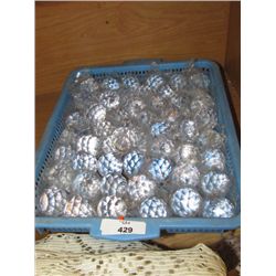 BLUE TRAY OF BALLS