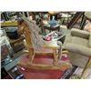 Image 1 : WOOD CRAFTED ROCKING HORSE