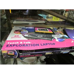 TOUCH AND TALK EXPLORATION LAPTOP - CONDITION UNKNOWN