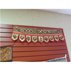 HAND CRAFTED WALL PENNANT - RED