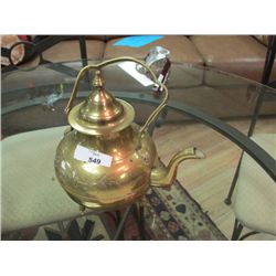 BRASS TEA POT
