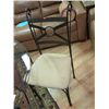 Image 1 : WROUGHT IRON CHAIRS - BID ON ONE TIMES 4