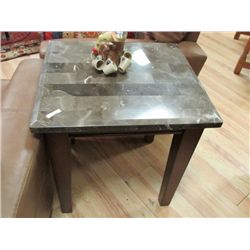 MARBLE TOP SIDE TABLE - NEW