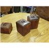 Image 1 : CANISTER SET - WOOD - 4PC