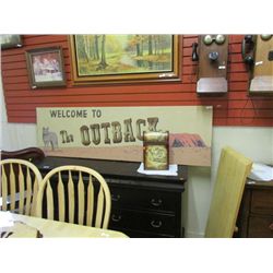 SIGN - "WELCOME TO THE OUTBACK"