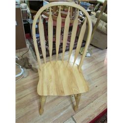 DINING CHAIR - MAPLE - ARROW BACK - NEW - BID X 6