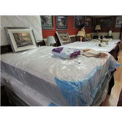 QUEEN MATTRESS - HERITAGE COLLECTION - SPRING AIR - "SAKURA" - SOME TRANSPORT DIRT - NEW