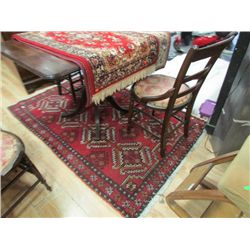 AREA CARPET - HAND KNOTTED PERSIAN STYLE - ~ 4 X 7'