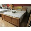 Image 1 : KING SLEIGH BED FRAME - NEW