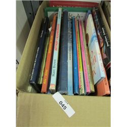 BOX OF ASSORTED USED AND COLLECTABLE BOOKS