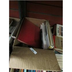 BOX OF ASSORTED USED AND COLLECTABLE BOOKS