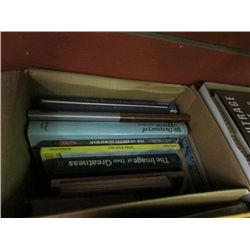 BOX OF ASSORTED USED AND COLLECTABLE BOOKS