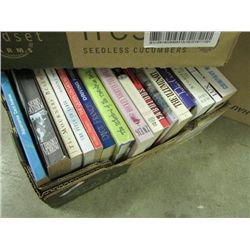 BOX OF ASSORTED USED AND COLLECTABLE BOOKS