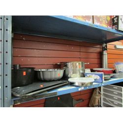 SHELF OF ASSORTED HOUSEHOLD