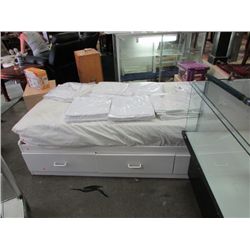 CAPTAINS BED WITH USED MATTRESS