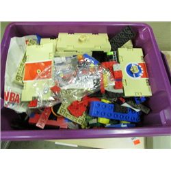 TUB OF LEGO BLOCKS