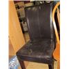 Image 1 : LEATHER DINING CHAIR
