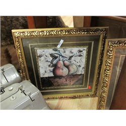 GUILDED GOLD FRAMED PICTURE- APPLE