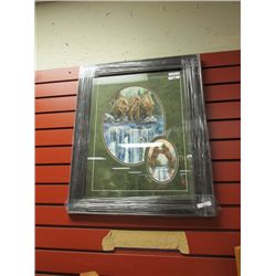 FRAMED LIMITED EDITION PRINT "THEY LOOK LIKE SOCKEYE TO ME" - DAVE BARTHOLET