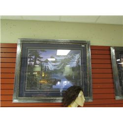 FRAMED L E PRINT "SECLUDED PARADISE" FRED BUCKWITZ