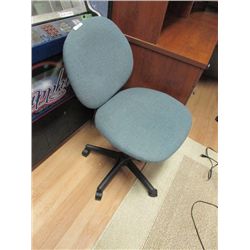 GAS LIFT SECRITARIAL CHAIR - BLUE
