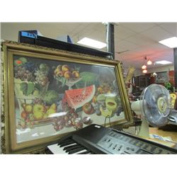 GUILDED FRAMED STILL LIFE - FRUIT