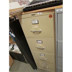 METAL FILING CABINET - 4 DRAWER