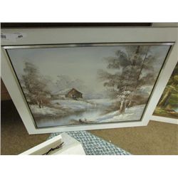 WOOD FRAMED PICTURE