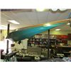 Image 2 : STOA - ****** 18' PLYWOOD DRAGON PAINTED KAYAK - HAND CRAFTED LOCALLY - WITH SIKN  AND DOUBLE ENDED 