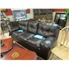 Image 1 : LEATHER SOFA - JAVA COLOR  - NEW - DINT ON LOWER BACK OF SOFA (CAN'T SEE AND DOESN'T INTERFER WITH U