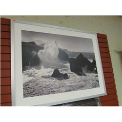 LARGE FRAMED PICTURE - OCEAN SCENE