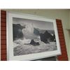 Image 1 : LARGE FRAMED PICTURE - OCEAN SCENE