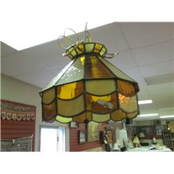 HANGING CEILING LAMP - LEADED GLASS