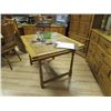 Image 1 : DRAW LEAF TABLE - OAK - AS - IS