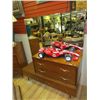 Image 1 : RETRO 4 DRAWER CHEST - WITH 2 MIRRORS