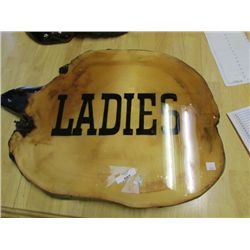 BURL SIGN  LADIES 