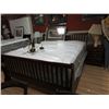 Image 1 : KING SLEIGH MAHOGANY BED FRAME