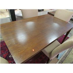 MAHOGANY DINING TABLE